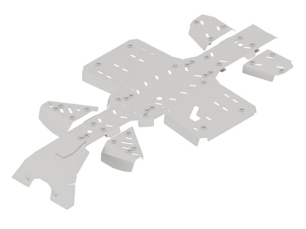 Bukskjold/Skidplate kit. Aluminium. Kawasaki Brute Force 450 (2025+) bilde 1