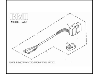 REMOTE CONTROL, ENGINE STOP SWITCH