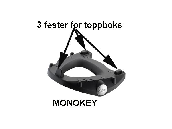 Monorack topplate for Monokey (fz) M5 bilde 2