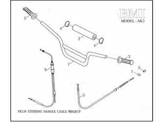 STEERING HANDLE CABLE