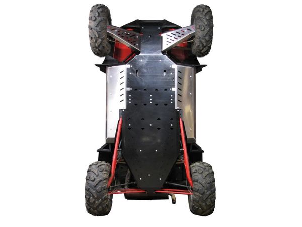 Bukskjold/Skidplate kit. Plast/Alu. Polaris bilde 1