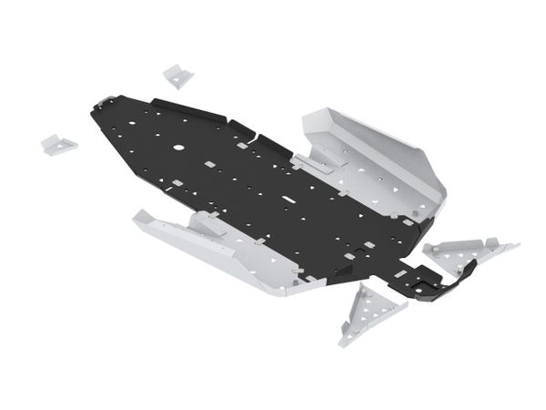 Bukskjold/Skidplate kit. Aluminium Polaris RZR PRO XP bilde 2