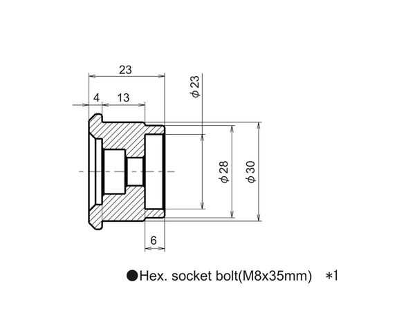 Bar end adapter til speil bilde 9