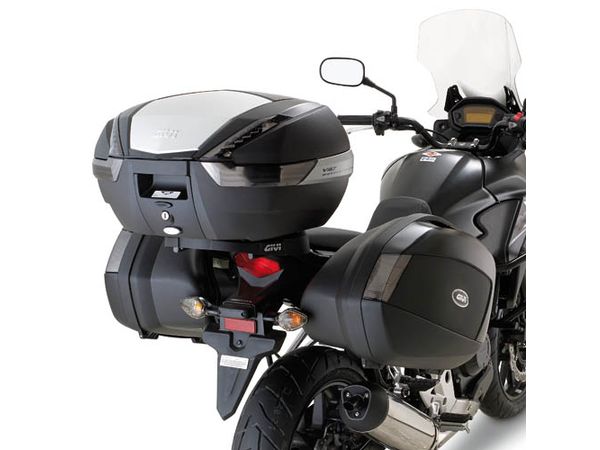 Sideveskefester plx i stål for V35/V37 vesker Honda CB500X bilde 1