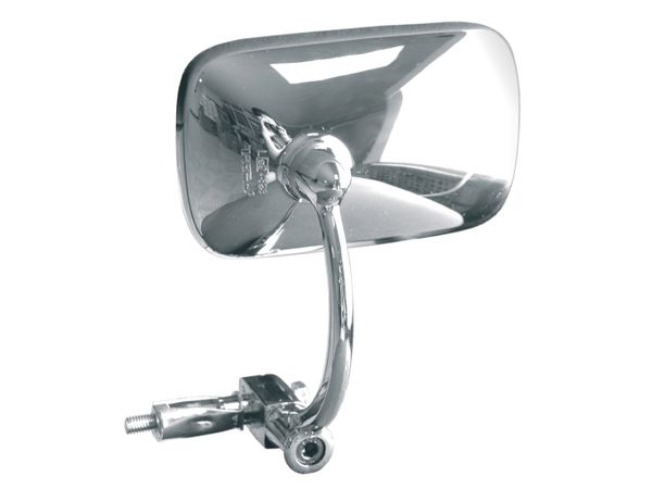 Speil Bar-end Cafe Racer H/V montering Chrome bilde 1