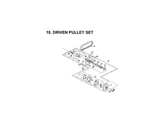 DRIVEN PULLEY SET