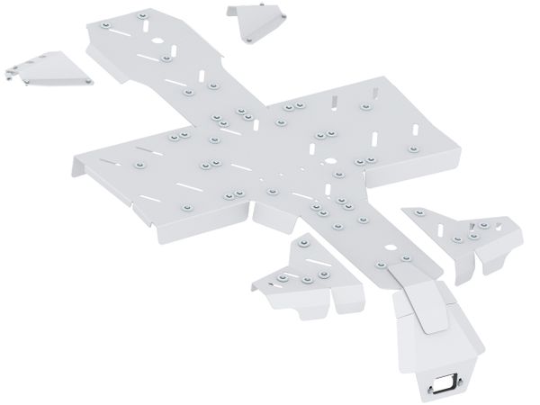 Bukskjold/Skidplate kit. Alu. Odes 650S/850S/1000S bilde 7