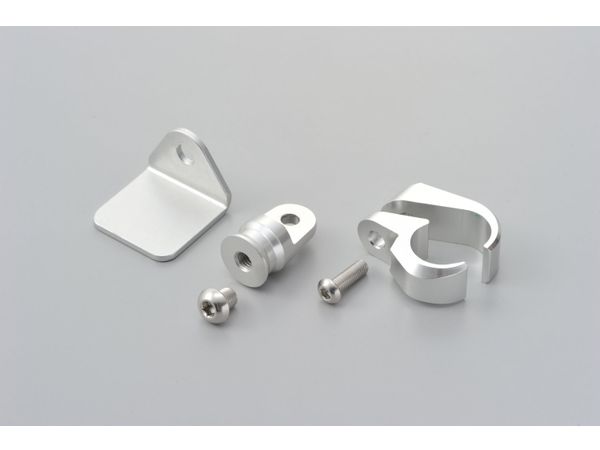 ALUMINUM HANDLE CLAMP BRACKET 22.2MM SILVER bilde 8