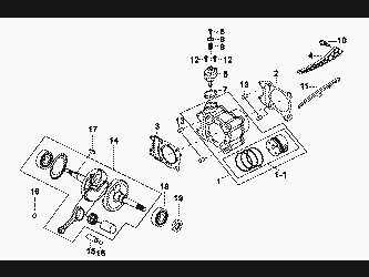 CYLINDER COMP, CRANK SHAFT