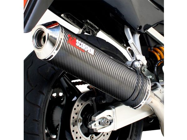 Scorpion Factory round. Carbon .Slip-On. bilde 6