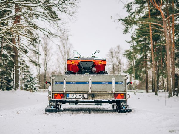 Hengerski med justerbar bredde til 2-akslet henger bilde 2