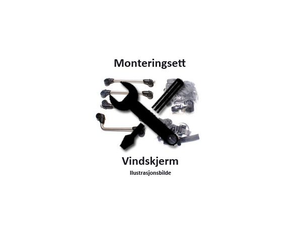 Monteringsett vindskjerm bilde 1