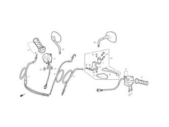 HANDLE LEVER, SWITCH, CABLE