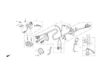 WIRE HARNESS, IGNITION COIL 2