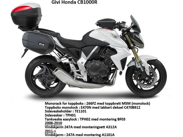 Veskeholder softbags / salvesker Honda CBR1000R bilde 3