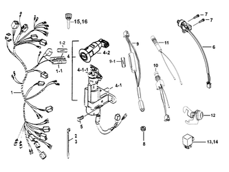 WIRING HARNESS AND LOCK SET