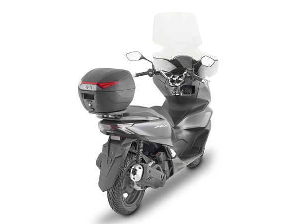 Toppboks Monolock 30 ltr. sort med rød refleks bilde 3