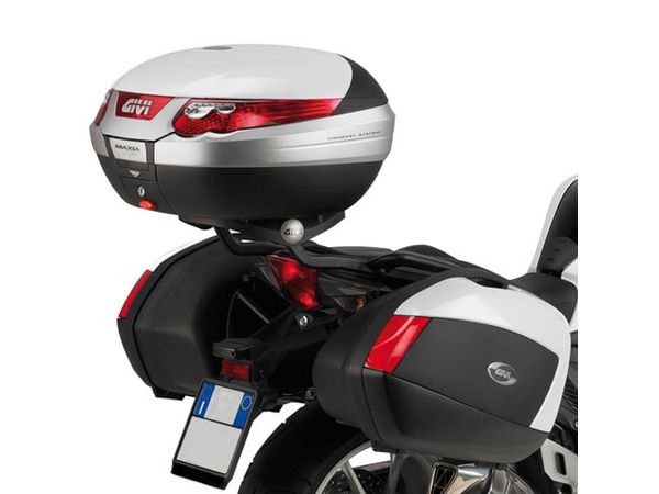 Sideveskefester plx i stål for v35 vesker Honda VFR1200F ## bilde 1