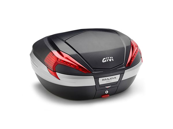 Toppboks V56N Monokey 56 ltr. sort med karbonmønster finish røde refleks## bilde 1