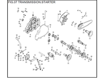 TRANSMISSION, STARTER