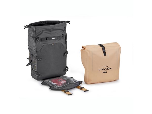 Softbags Givi Canyon 1X25 liter veske tilpasset PLOS_CAM bærer konturert si bilde 4