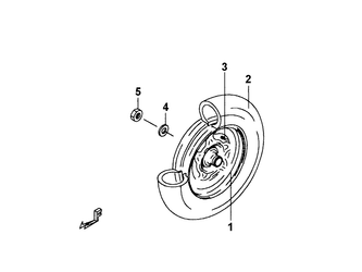 REAR WHEEL (FOR 12 INCH RIM)