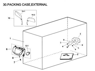 PACKING CASE, EXTERNAL