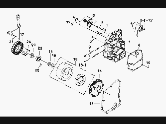 R. CRANK CASE COMP, A.C.G. ASSY.