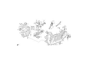 CRANK CASE, OIL PUMP