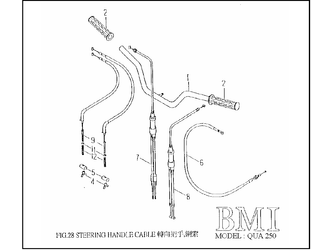 STEERING HANDLE CABLE