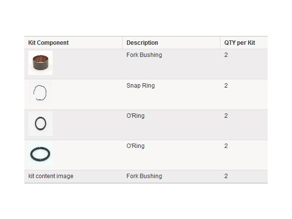 Bushing kitt forgaffel bilde 2