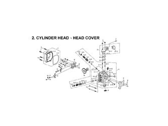 CYLINDER HEAD, HEAD COVER