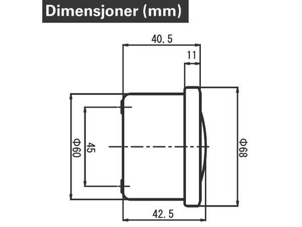 VELONA60 TACHOMETER 15000B 1K deling, BLACK bilde 4