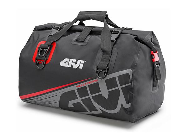 Vanntett Givi Easybag 40 liter for montering på sete eller bagasje sort/rød bilde 1