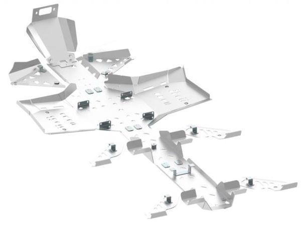 Bukskjold/Skidplate kit. Aluminium. BRP/CanAm bilde 2