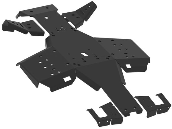 Bukskjold/Skidplate kit. Aluminium. Polaris bilde 1