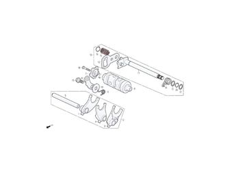 SHIFT DRUM, SHIFT FORK