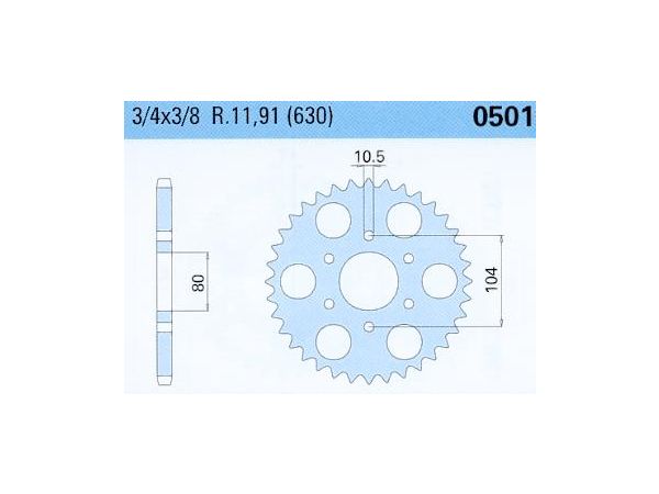 BAK DREV  501 - 33 C   KAN AVVIKE FRA STANDARD TANNTALL! bilde 1