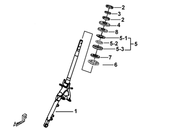 FRONT FORK(FOR 001901 AND UP)