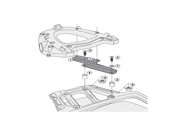 Givi bagasjebrett monokey Triump Tiger Sport 1050 bilde 1
