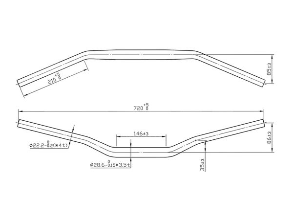 Styre Fatbar Aluminium. (Silver) bilde 2