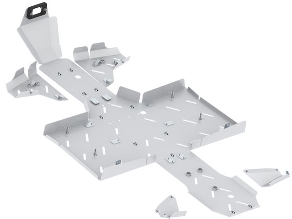 Bukskjold/Skidplate kit. Alu. Odes 650L/850L/1000L bilde 7