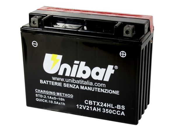 Unibat MF batt med syrebeholder(CBTX24HLBS) bilde 1