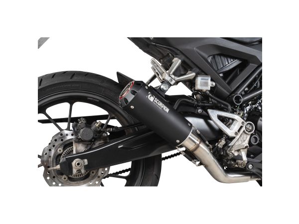 Scorpion Red Power. Black Ceramic. Komplett anlegg bilde 3