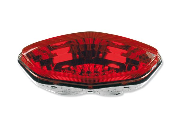Baklys rødt glass # bilde 1