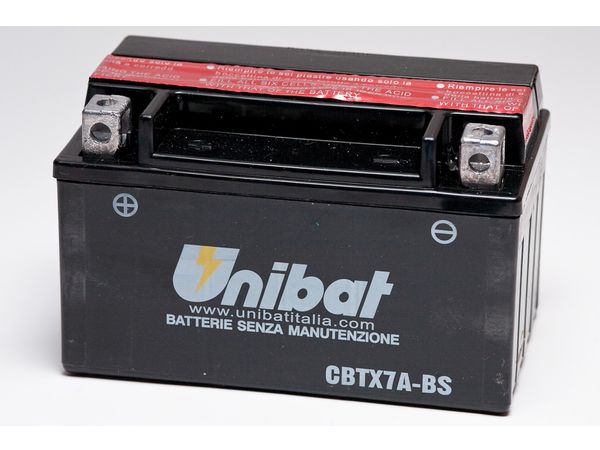 Unibat MF batt med syrebeholder(CBTX7ABS) bilde 1