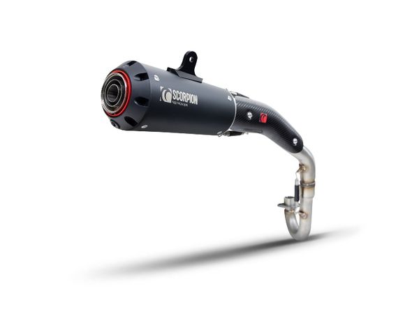 Scorpion Red Power. Black Ceramic. Hel-anlegg bilde 3