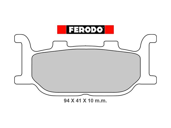 Ferodo bremsekloss sett Platinium til 1 bremseskive bilde 1