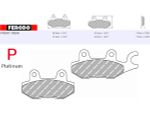 Ferodo bremsekloss sett Platinium til 1 bremseskive