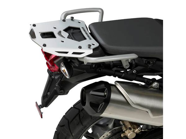 Givi bagasjebrett Monokey i børstet aluminium Triumph Tiger 800/800XC bilde 1